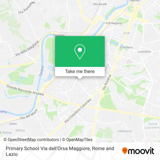 Primary School Via dell'Orsa Maggiore map