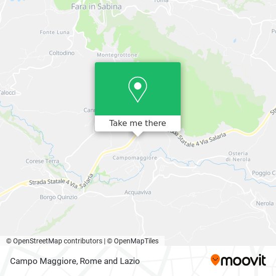 Campo Maggiore map