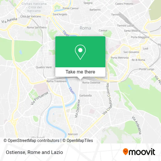 Ostiense map