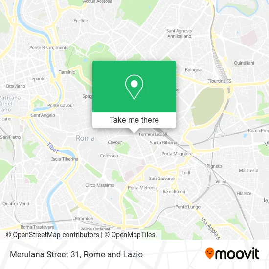 Merulana Street 31 map