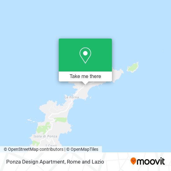 Ponza Design Apartment map