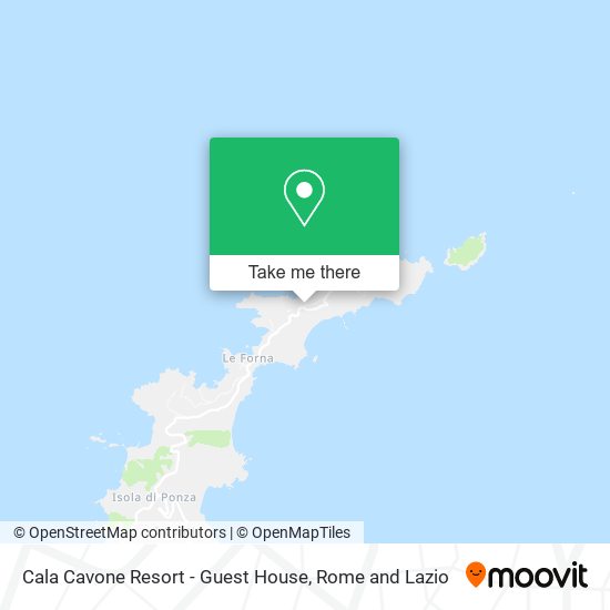 Cala Cavone Resort - Guest House map