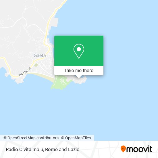 Radio Civita Inblu map