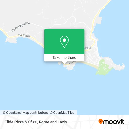 Elide Pizza & Sfizzi map