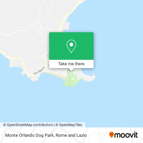 Monte Orlando Dog Park map