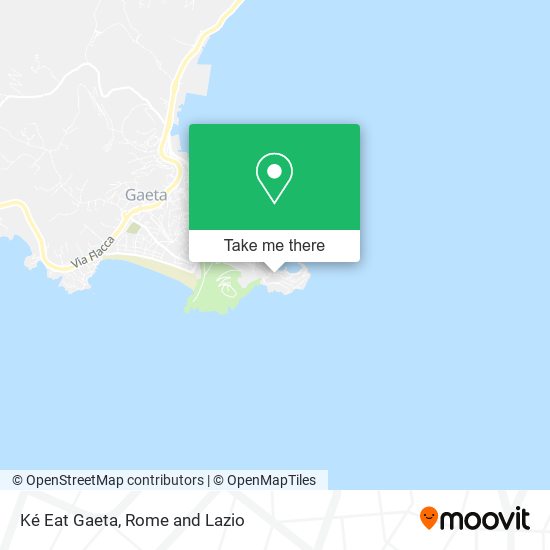 Ké Eat Gaeta map