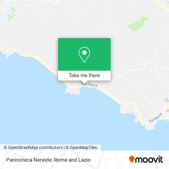 Paninoteca Nereide map