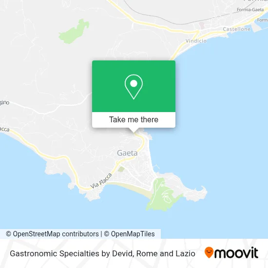 Gastronomic Specialties by Devid map