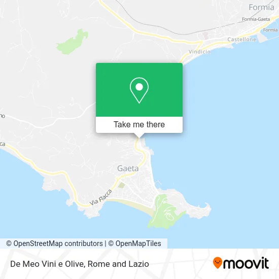 De Meo Wines and Olives map