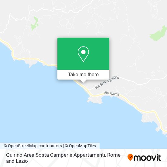 Quirino Area Sosta Camper e Appartamenti map