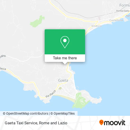 Gaeta Taxi Service map