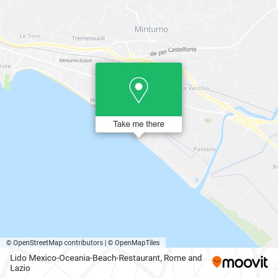 Lido Mexico-Oceania-Beach-Restaurant map