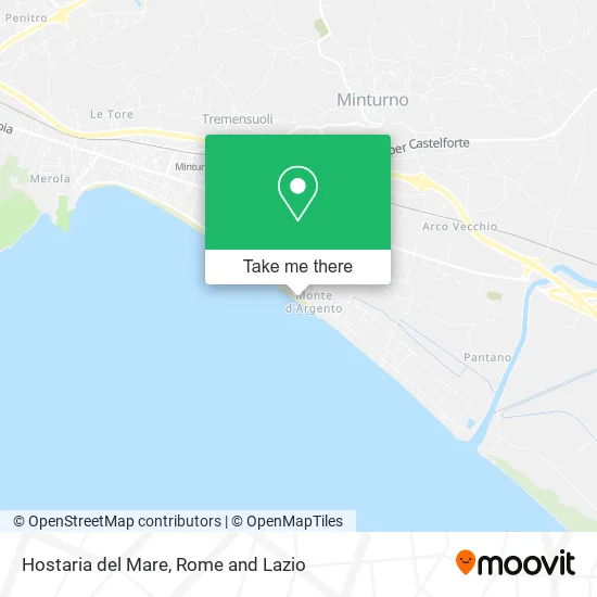 Hostaria of the Sea map