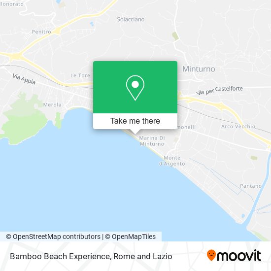 Bamboo Beach Experience map