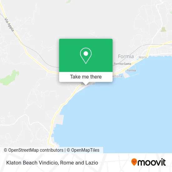 Klaton Beach Vindicio map