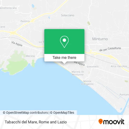 Tabacchi del Mare map