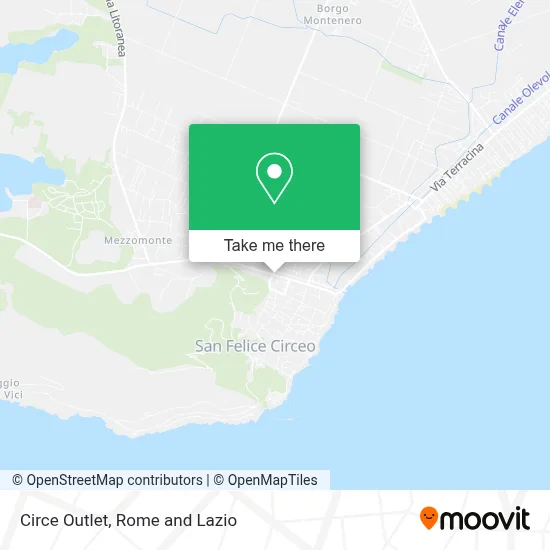 Circe Outlet map