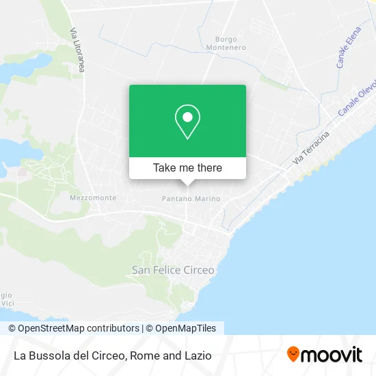 La Bussola del Circeo map