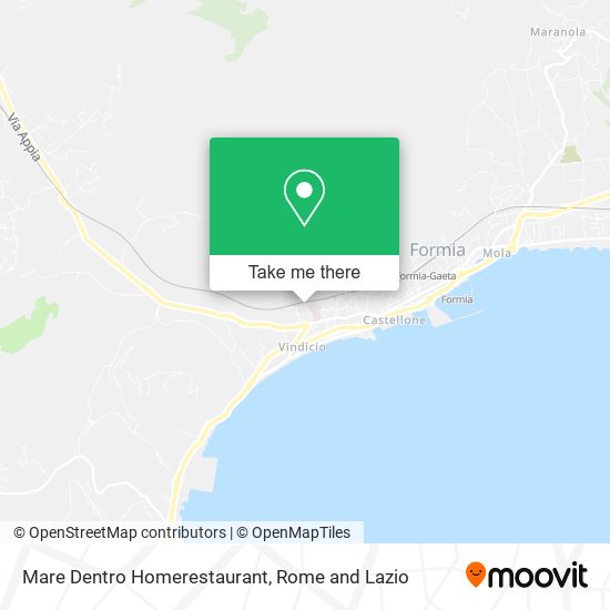 Mare Dentro Homerestaurant map