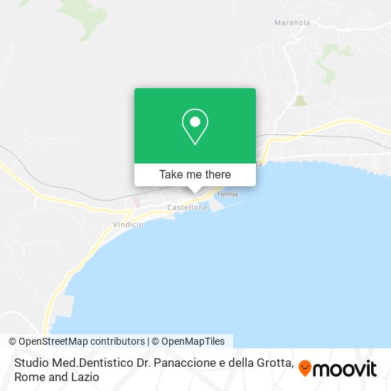 Studio Med.Dentistico Dr. Panaccione e della Grotta map