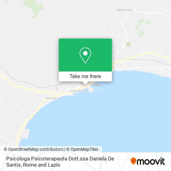 Psicologa Psicoterapeuta Dott.ssa Daniela De Santis map