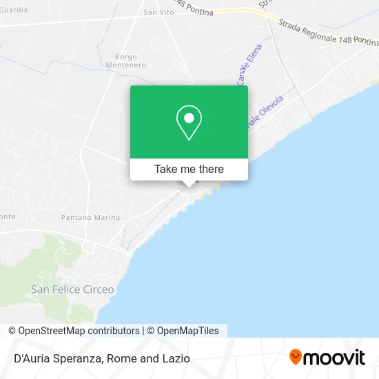 D'Auria Speranza map