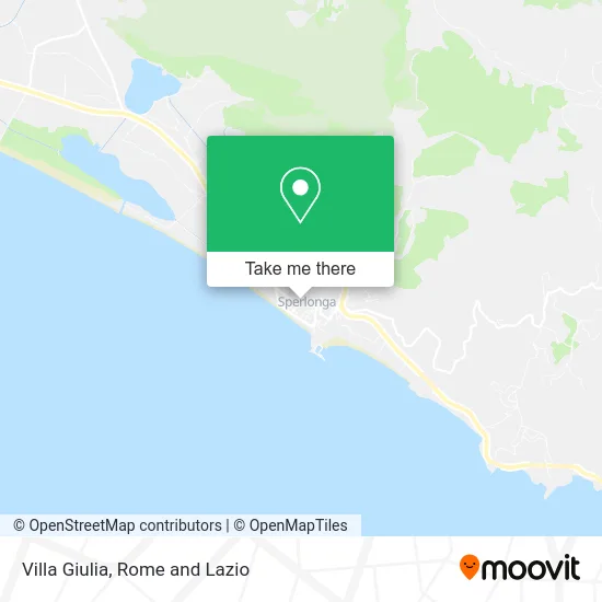 Villa Giulia map