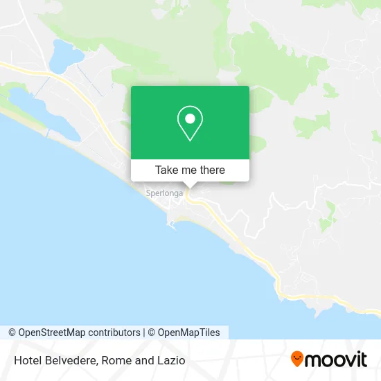 Belvedere Hotel map