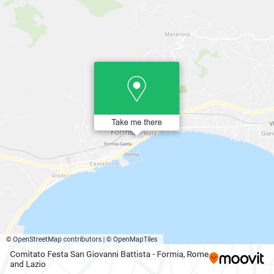 Comitato Festa San Giovanni Battista - Formia map