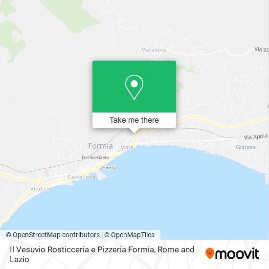 Il Vesuvio Rosticceria e Pizzeria Formia map