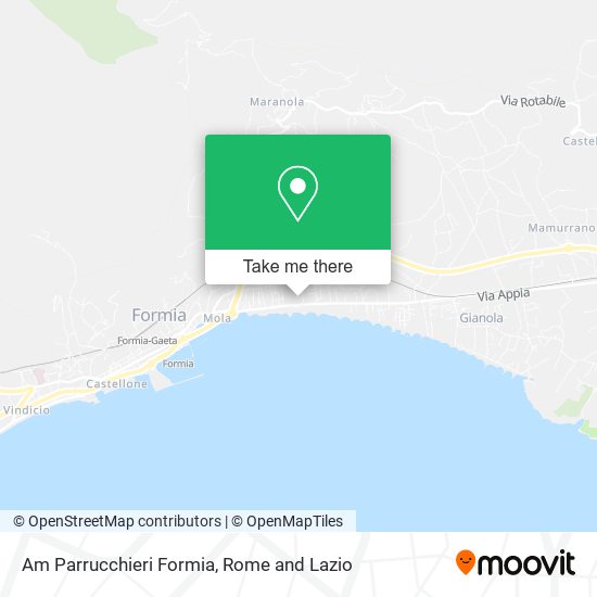 Am Parrucchieri Formia map