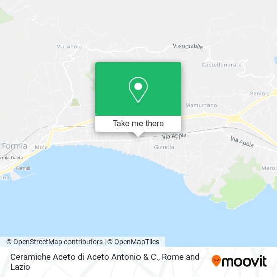 Ceramiche Aceto di Aceto Antonio & C. map
