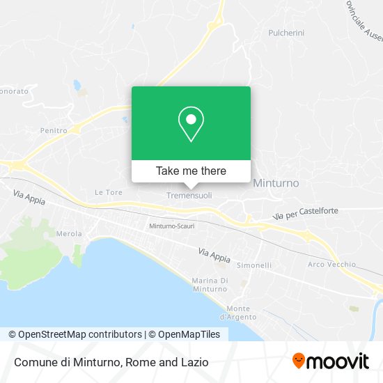 Comune di Minturno map