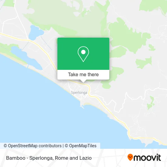 Bamboo - Sperlonga map