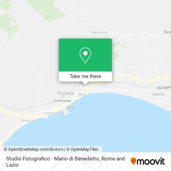 Studio Fotografico - Mario di Benedetto map