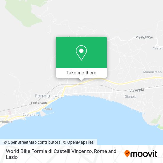 World Bike Formia di Castelli Vincenzo map