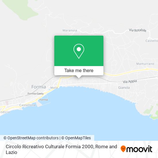 Circolo Ricreativo Culturale Formia 2000 map