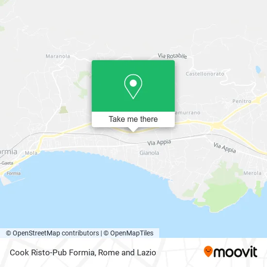 Cook Risto-Pub Formia map