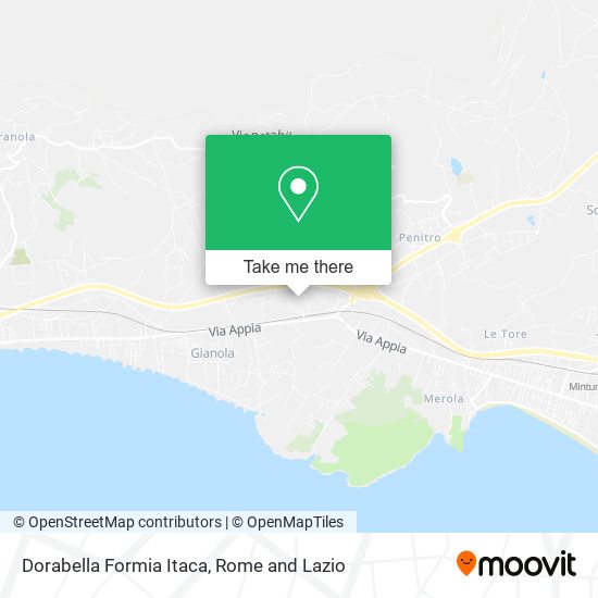 Dorabella Formia Itaca map