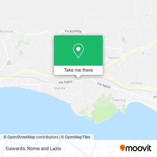 Gawards map