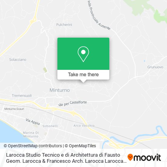 Larocca Studio Tecnico e di Architettura di Fausto Geom. Larocca & Francesco Arch. Larocca Larocca map