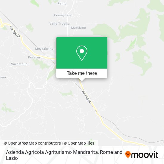 Azienda Agricola Agriturismo Mandrarita map