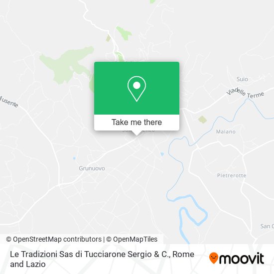 Le Tradizioni Sas di Tucciarone Sergio & C. map