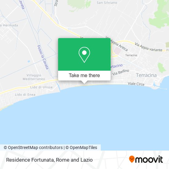 Residence Fortunata map