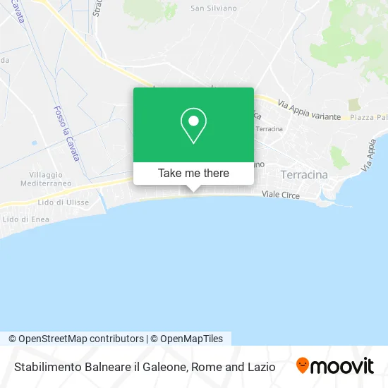 Beach Establishment Il Galeone map