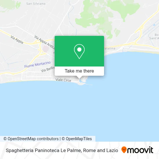 Spaghetteria Paninoteca Le Palme map
