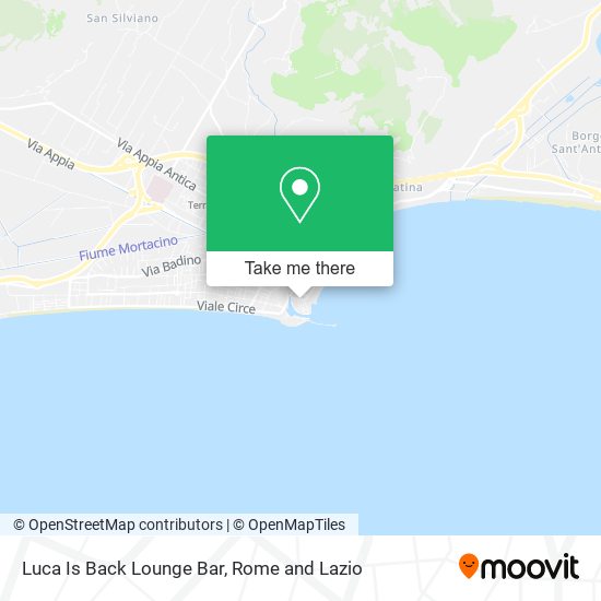 Luca Is Back Lounge Bar map