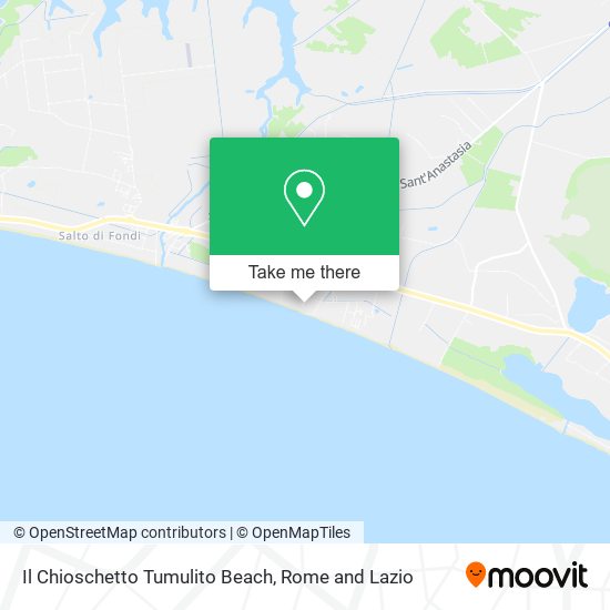 Il Chioschetto Tumulito Beach map