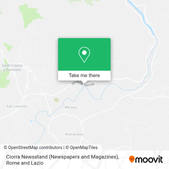 Ciorra Newsstand (Newspapers and Magazines) map