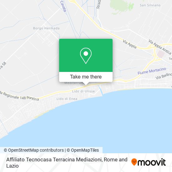 Affiliato Tecnocasa Terracina Mediazioni map